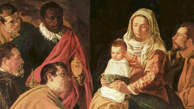 Adoración de los Reyes Magos. Velázquez