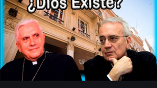 Ratzinger y Paolo Flores d'Arcais