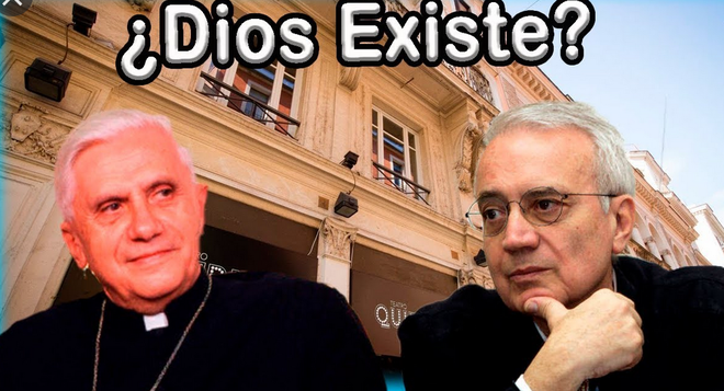 Ratzinger y Paolo Flores d'Arcais