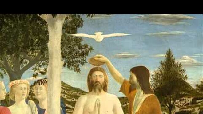 Bautismo de Cristo. Piero della Francesca