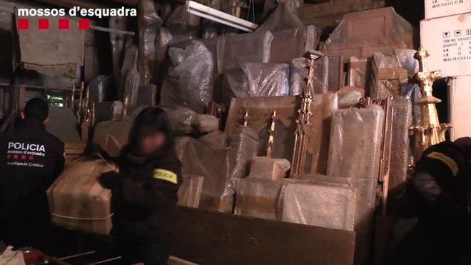 El almacén que escondía Vargas en la residencia de una de sus víctimas