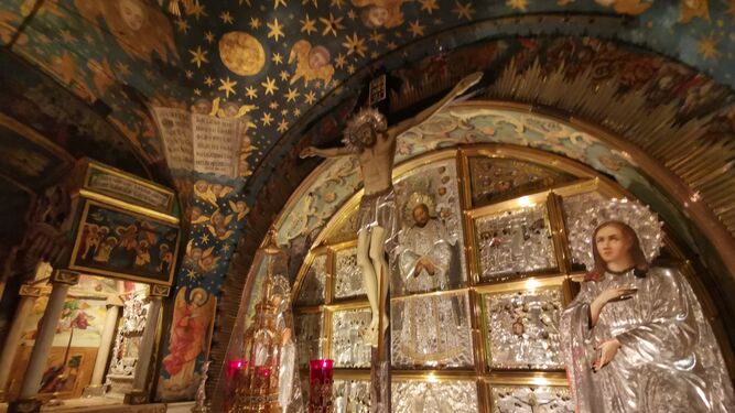 En la basílica del sepulcro