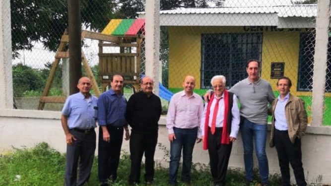 El padre Ángel, de visita en Honduras