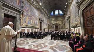 El Papa y el cuerpo diplomático