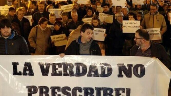 Imagen de archivo de una manifestación contra los abusos a menores en la Iglesia