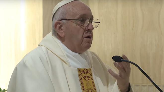 Homilía de Francisco en Santa Marta