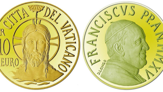 Moneda de diez euros del Vaticano