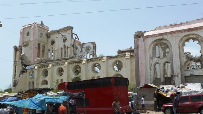 Estado actual de la catedral de Puerto Príncipe