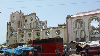 Estado actual de la catedral de Puerto Príncipe
