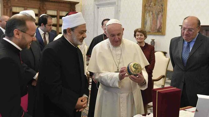 El Papa Francisco y el Gran Imán Ahmed Al-Tayeb, Jeque de Al-Azhar