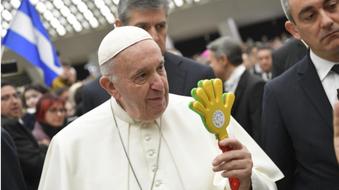 El Papa, en la audiencia