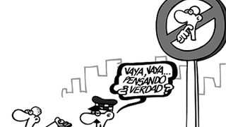 Viñeta de Forges a propósito de la manipulación