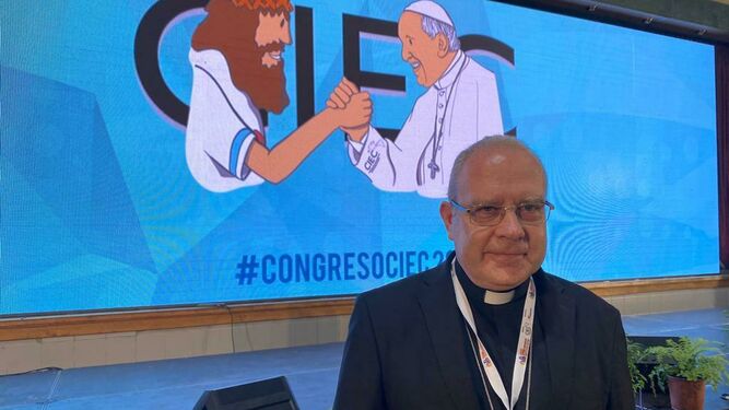 Alberto Ortega, en el congreso de la CIE