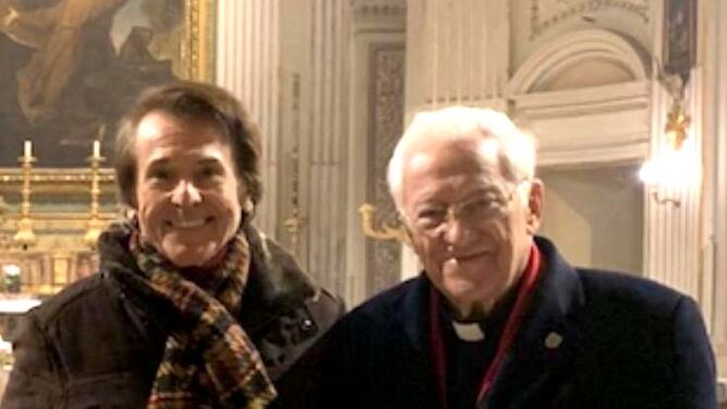 Raphael y el Padre Ángel, en Roma