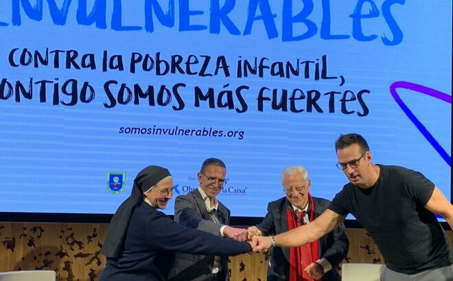 El padre Ángel y sor Lucía “conspiran” para acabar con la pobreza infantil