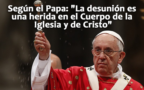 Herida en el cuerpo de Cristo