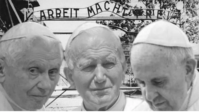 Tres Papas en Auschwitz