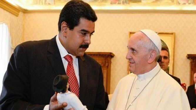 Papa Francisco y Maduro