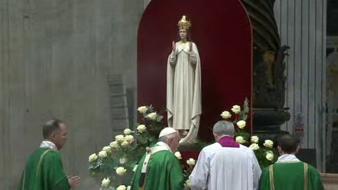 El Papa y la Virgen de Knock