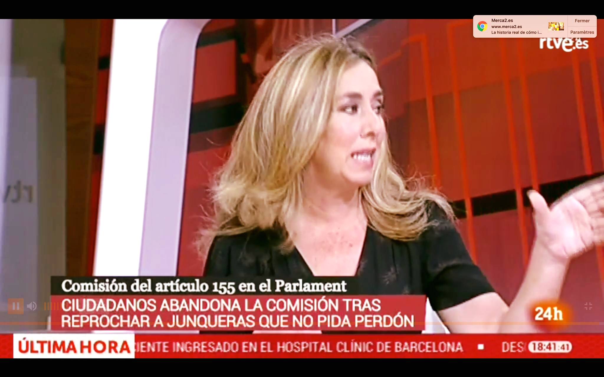 Ciudadanos abandona la Comisión del 155