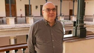 Martín Gelabert en la Facultad de Teología.