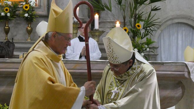 Monseñor Steiner toma el relevo de Monseñor Castriani como arzobispo de Manaos