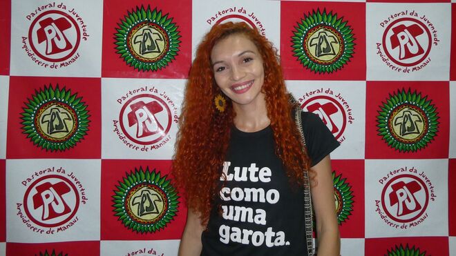 Michelle Gonçalves, Secretaria Nacional de la Pastoral de la Juventud de Brasil