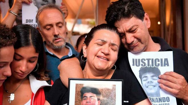 Los padres de Fernando Báez