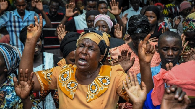 Celebración evangélica en África