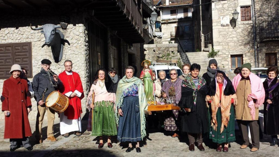 Procesión de las Águedas de Mogarraz