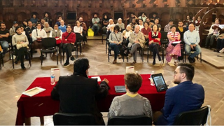 Presentación en el Espacio Cultural de Santo Domingo, México