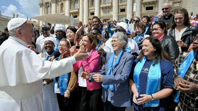 El Papa en su encuentro con la UMOFC