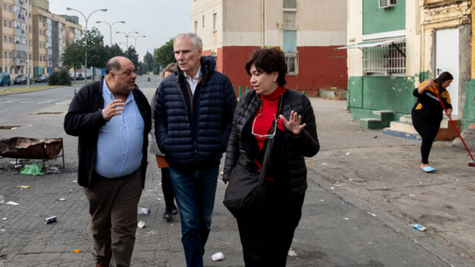 El relator de la ONU en un barrio deprimido de Andalucía