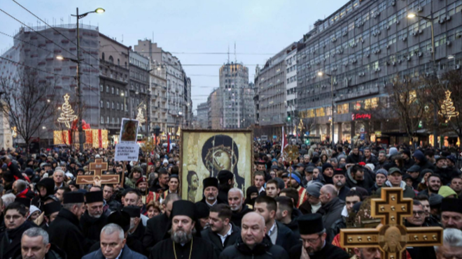Marcha de ortodoxos contra la ley de la polémica