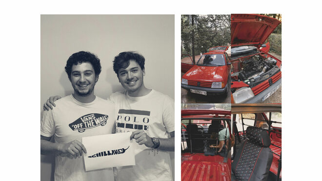 Estudiantes uniraid: Álvaro González y Jaime Infante