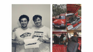 Estudiantes uniraid:  Álvaro González y Jaime Infante