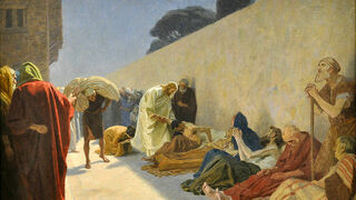 Jesús sanando enfermos