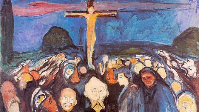 'Gólgota', E. Munch