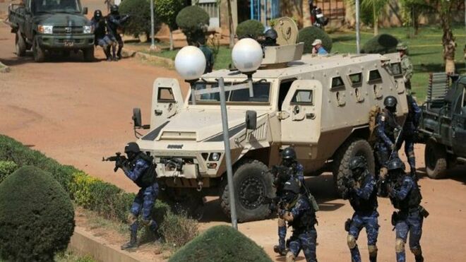 Militares en Burkina Faso