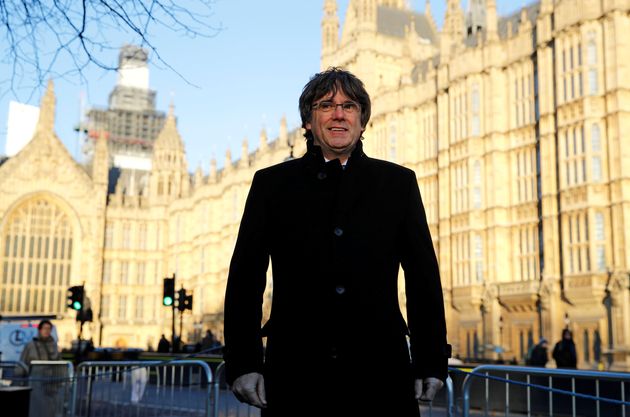 Carles Puigdemont en Londres