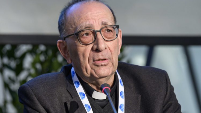 Omella, en el encuentro de Bari