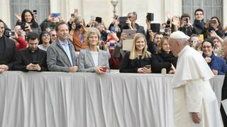 El Papa Francisco, en la audiencia de hoy