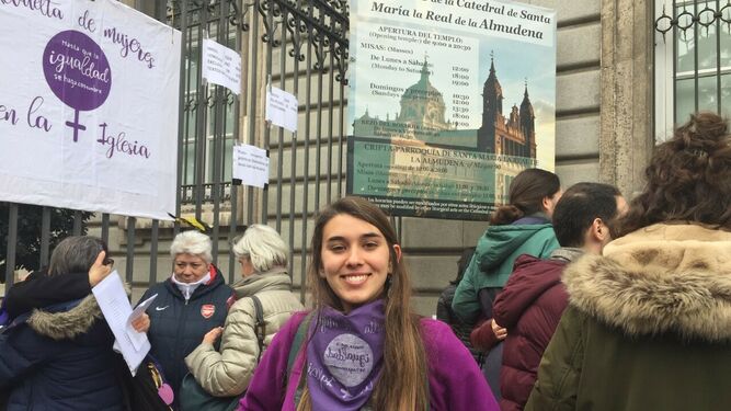 María García, movilizada por la igualdad