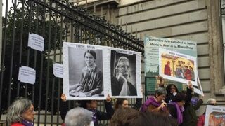 Recordando a mujeres de Iglesia empoderadas junto a la catedral de la Almudena