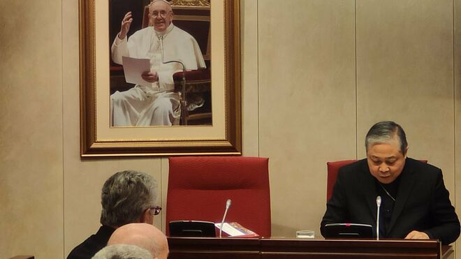 El Nuncio, durante su intervención