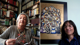 Isabel Corpas y Consuelo Vélez