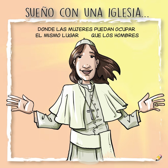 Mujer en la Iglesia