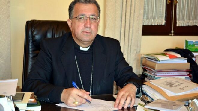 El obispo diocesano D. Ginés García Beltrán