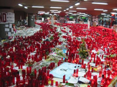 Homenaje a la víctimas en la Estación de Atocha