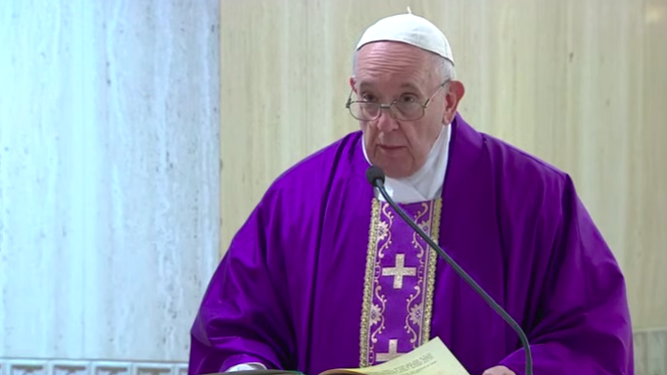 Homilía de Francisco en Santa Marta